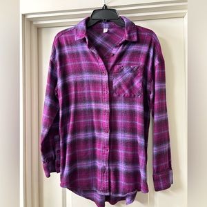 Purple Flannel Shirt